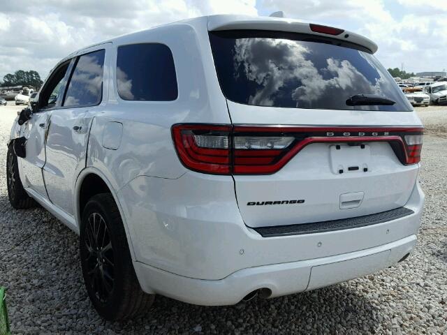 1C4RDHAG1FC745160 - 2015 DODGE DURANGO WHITE photo 3