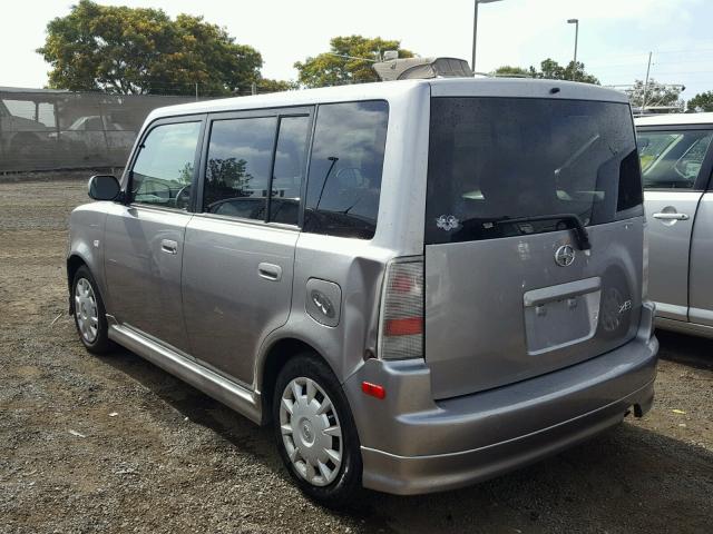 JTLKT324564126958 - 2006 TOYOTA SCION XB ვერცხლისფერი ფოტო 3