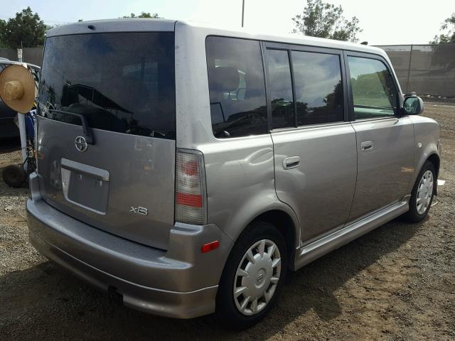 JTLKT324564126958 - 2006 TOYOTA SCION XB ვერცხლისფერი ფოტო 4