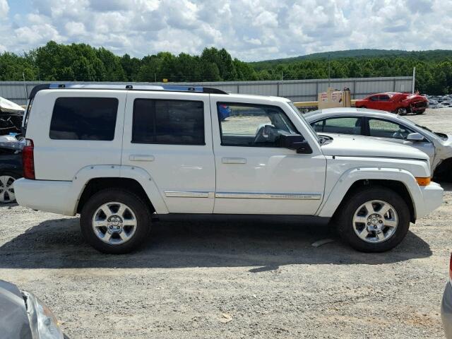 1J8HG58N16C178771 - 2006 JEEP COMMANDER WHITE photo 9
