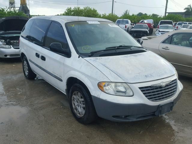 1C4GJ25B61B276173 - 2001 CHRYSLER VOYAGER WHITE photo 1