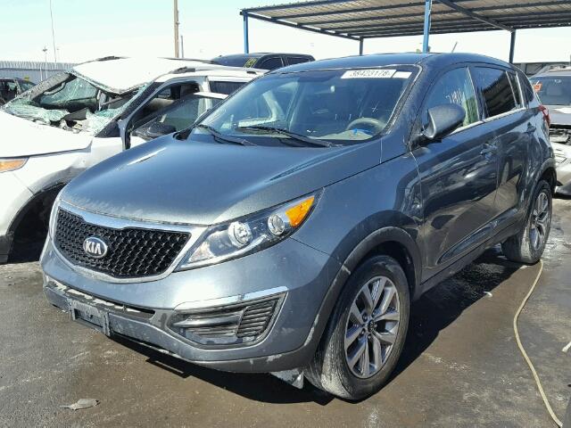 KNDPB3AC8E7598131 - 2014 KIA SPORTAGE B GREEN photo 2