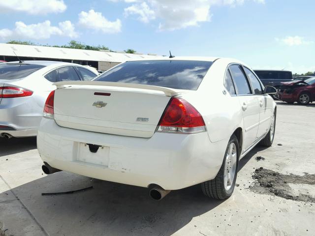 2G1WD58CX89170449 - 2008 CHEVROLET IMPALA SUP 白色 照片 4