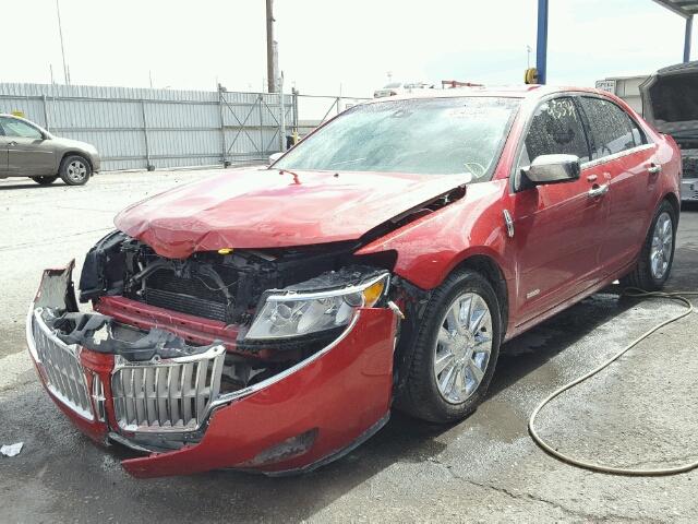 3LNDL2L39CR825383 - 2012 LINCOLN MKZ HYBRID RED photo 2