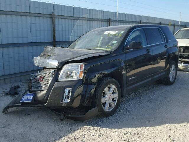 2GKALMEK2D6389593 - 2013 GMC TERRAIN BLACK photo 2