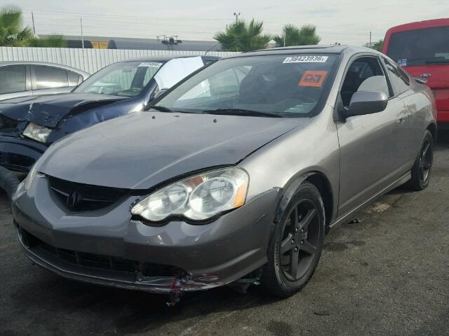 JH4DC53082C019350 - 2002 ACURA RSX TYPE-S GRAY photo 2