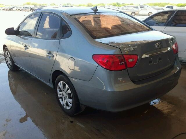 KMHDU4AD0AU974159 - 2010 HYUNDAI ELANTRA BL GRAY photo 3