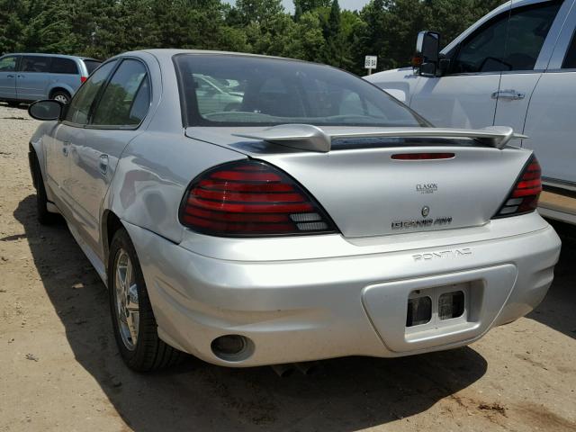 1G2NF52E53C191691 - 2003 PONTIAC GRAND AM S SILVER photo 3