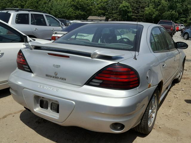 1G2NF52E53C191691 - 2003 PONTIAC GRAND AM S SILVER photo 4