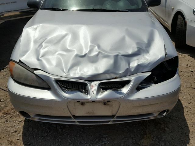 1G2NF52E53C191691 - 2003 PONTIAC GRAND AM S SILVER photo 7