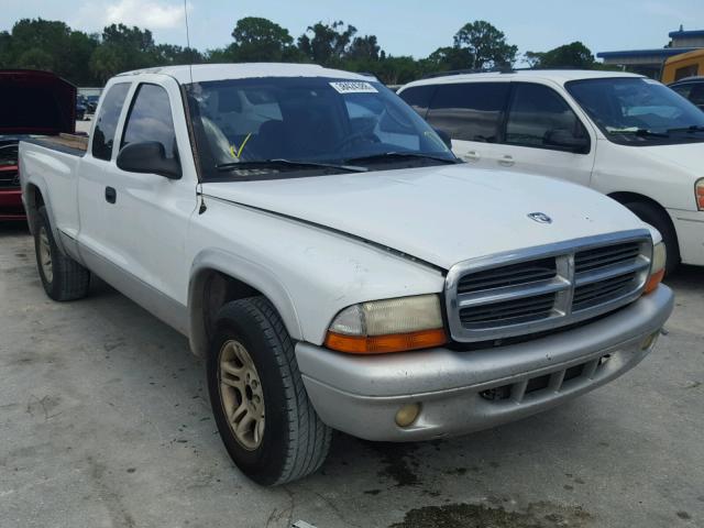 1D7HL42X53S367938 - 2003 DODGE DAKOTA SLT WHITE photo 1