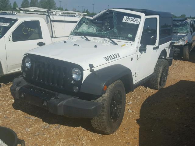 1C4AJWAGXGL150884 - 2016 JEEP WRANGLER S WHITE photo 2