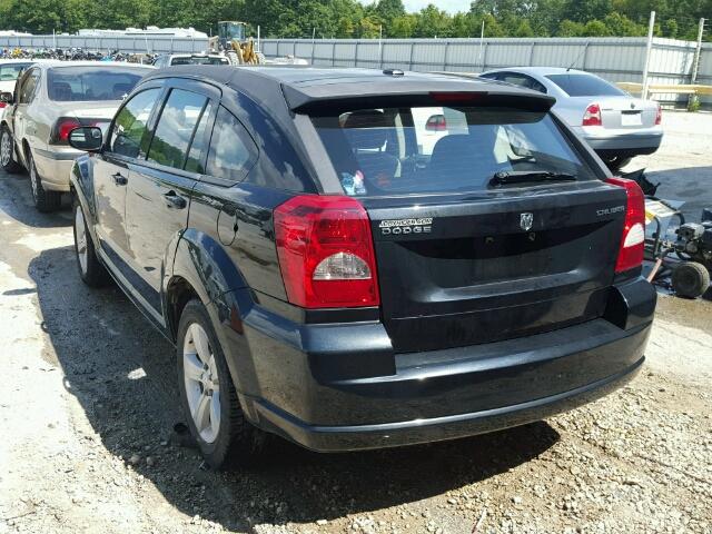 1B3CB3HA9BD126165 - 2011 DODGE CALIBER MA BLACK photo 3