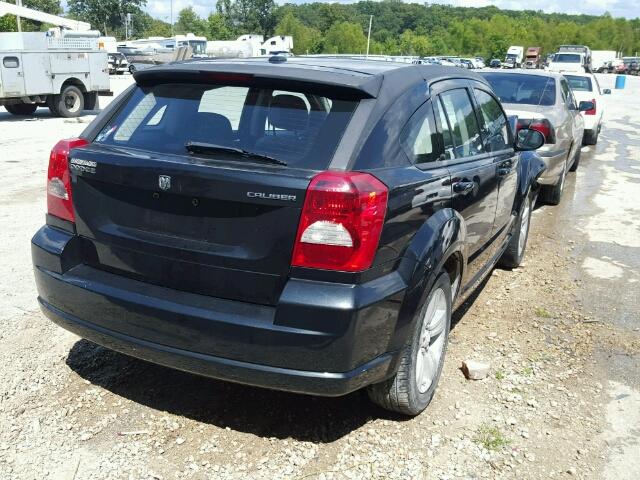 1B3CB3HA9BD126165 - 2011 DODGE CALIBER MA BLACK photo 4