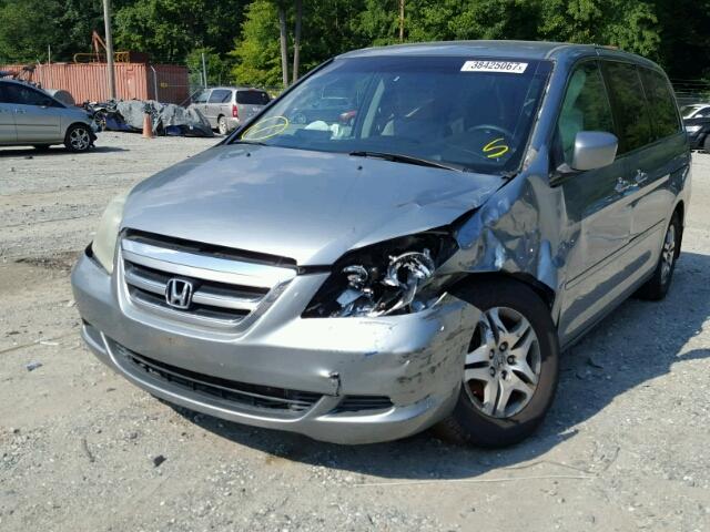 5FNRL38447B032260 - 2007 HONDA ODYSSEY EX SILVER photo 9