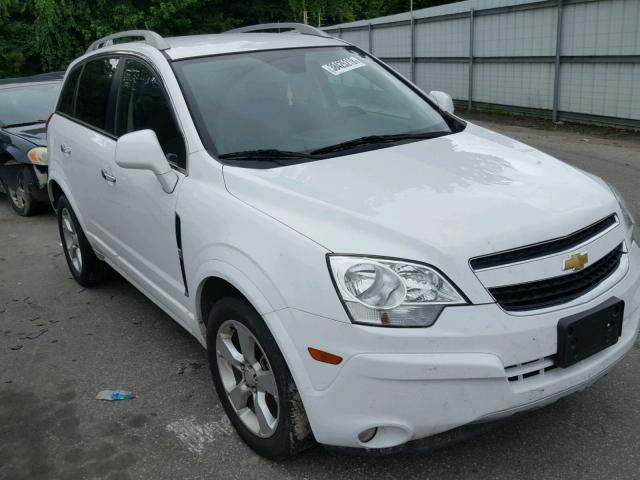 3GNAL3EK6ES666097 - 2014 CHEVROLET CAPTIVA LT WHITE photo 1