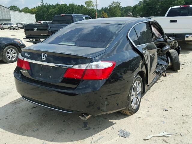 1HGCR2F36DA275454 - 2013 HONDA ACCORD BLACK photo 4