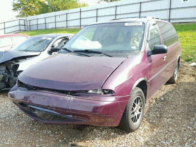 2FMDA5149TBC14500 - 1996 FORD WINDSTAR W MAROON photo 2