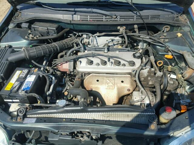 1HGCG5653WA270143 - 1998 HONDA ACCORD EX GREEN photo 7