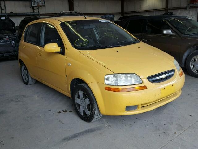 KL1TD66627B757570 - 2007 CHEVROLET AVEO BASE Сары фото 1