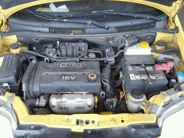 KL1TD66627B757570 - 2007 CHEVROLET AVEO BASE Сары фото 7