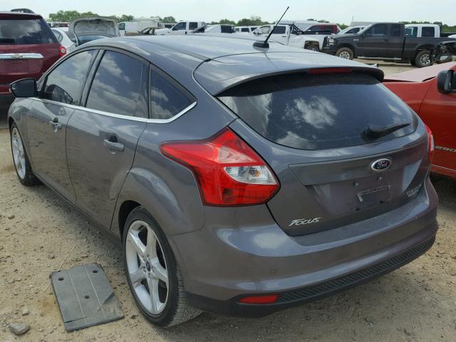 1FAHP3N21CL434933 - 2012 FORD FOCUS TITA GRAY photo 3