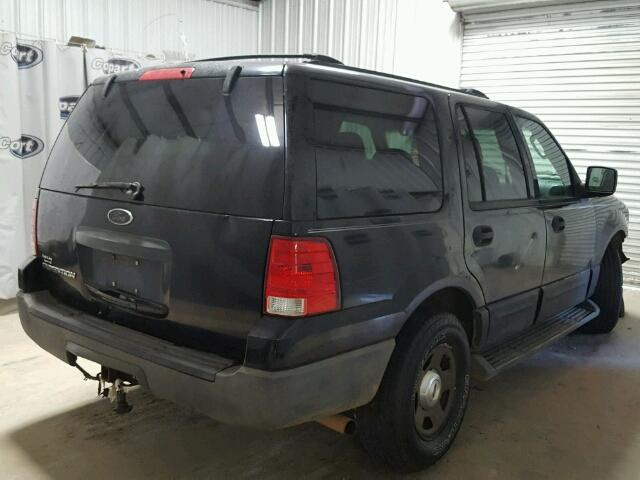 1FMRU13W94LA68279 - 2004 FORD EXPEDITION BLACK photo 4