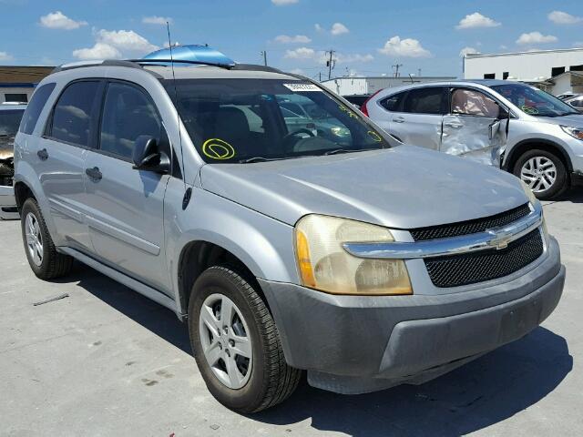 2CNDL23F856146967 - 2005 CHEVROLET EQUINOX SILVER photo 1