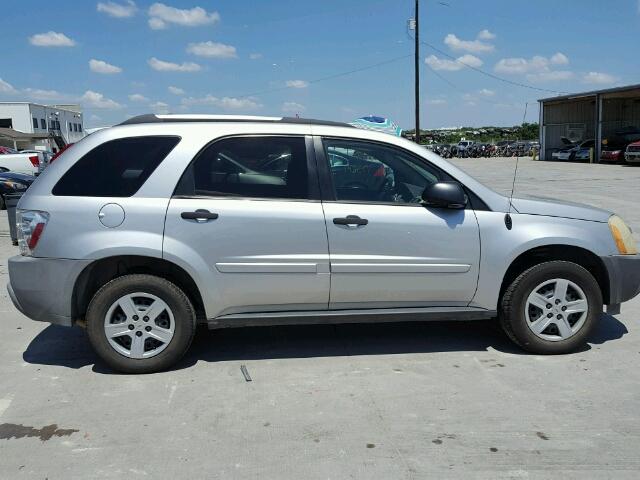 2CNDL23F856146967 - 2005 CHEVROLET EQUINOX SILVER photo 9