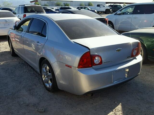1G1ZC5E07AF202068 - 2010 CHEVROLET MALIBU 1LT ვერცხლისფერი ფოტო 3