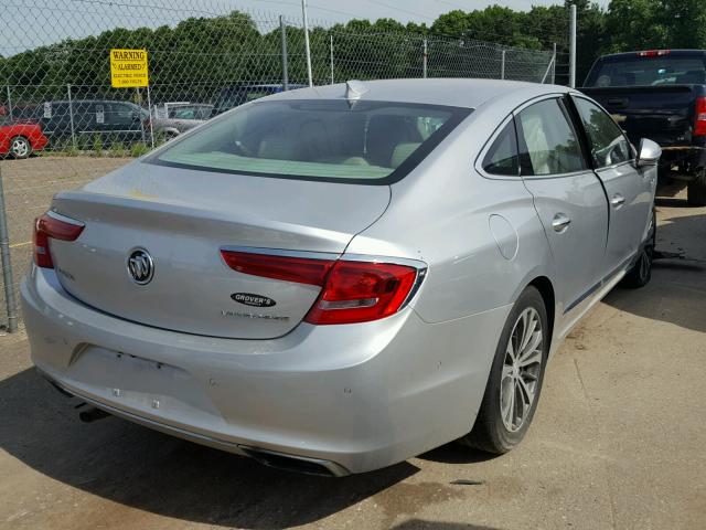 1G4ZS5SS4HU123653 - 2017 BUICK LACROSSE P SILVER photo 4