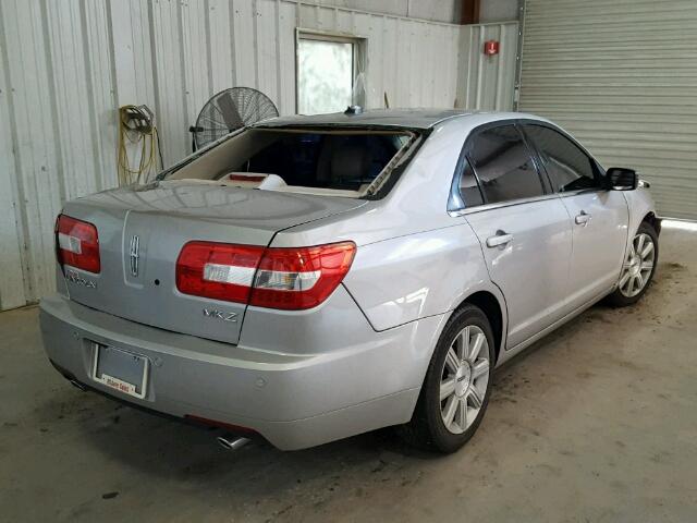 3LNHM26T58R601786 - 2008 LINCOLN MKZ BEIGE photo 4