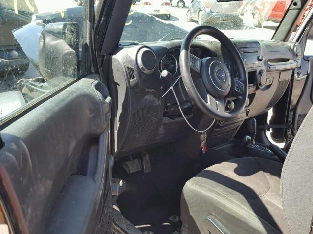 1C4AJWAG7FL688280 - 2015 JEEP WRANGLER S BLACK photo 9