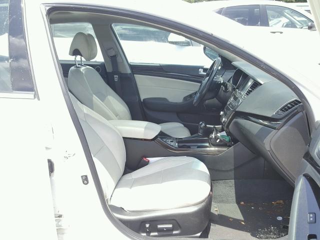 KNALN4D77E5122892 - 2014 KIA CADENZA PR WHITE photo 5