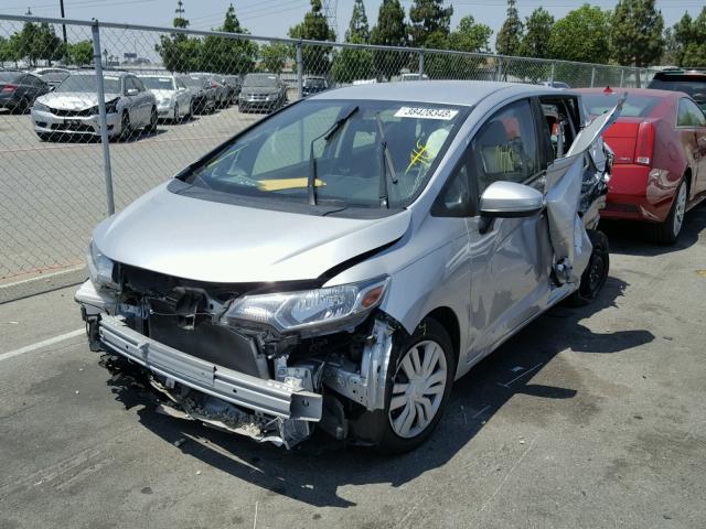 JHMGK5H56GS015248 - 2016 HONDA FIT LX SILVER photo 2