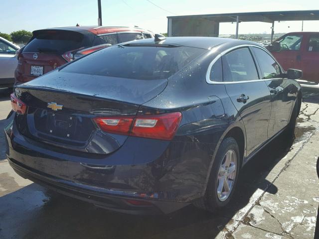 1G1ZB5STXHF272529 - 2017 CHEVROLET MALIBU LS BLUE photo 4
