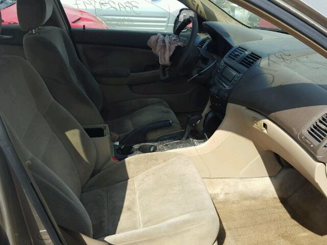 3HGCM56417G703204 - 2007 HONDA ACCORD GOLD photo 5