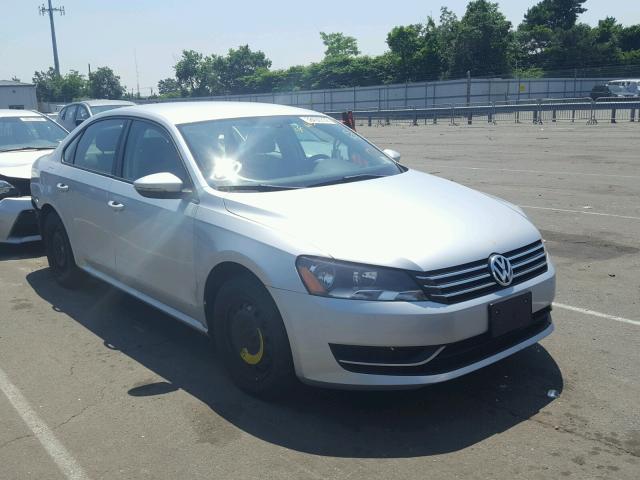 1VWAP7A34CC074698 - 2012 VOLKSWAGEN PASSAT S SILVER photo 1