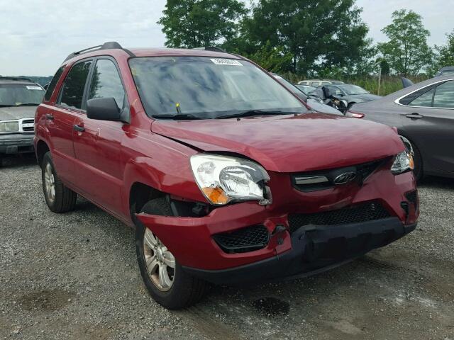 KNDKG3A46A7692524 - 2010 KIA SPORTAGE L BURGUNDY photo 1