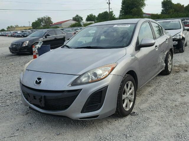 JM1BL1VF7B1435145 - 2011 MAZDA 3 I GRAY photo 2