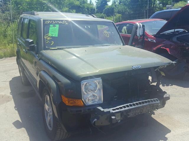 1J8HG48KX8C166654 - 2008 JEEP COMMANDER GREEN photo 1