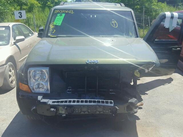 1J8HG48KX8C166654 - 2008 JEEP COMMANDER GREEN photo 10