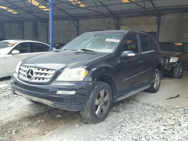 4JGBB75E47A233296 - 2007 MERCEDES-BENZ ML 500 BLACK photo 2