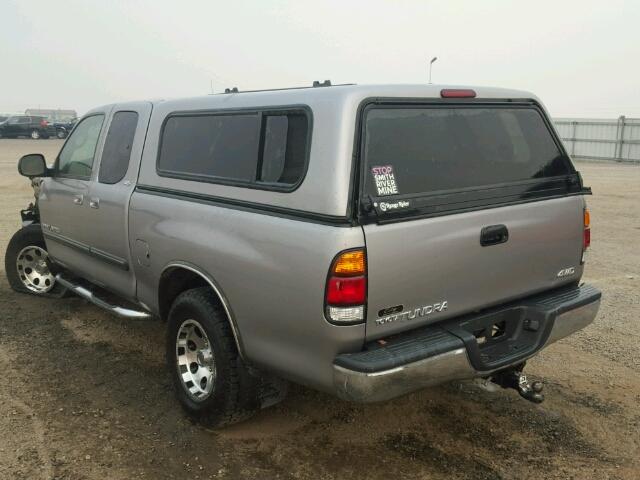 5TBBN44164S434598 - 2004 TOYOTA TUNDRA SILVER photo 3