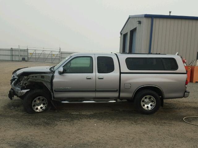 5TBBN44164S434598 - 2004 TOYOTA TUNDRA SILVER photo 9