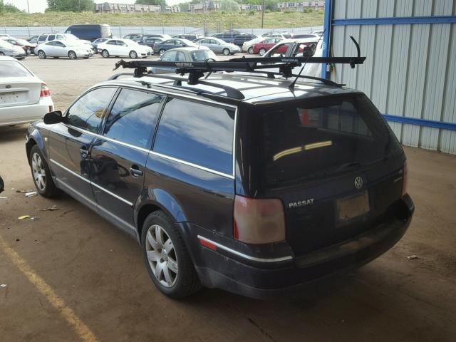 WVWYH63B82E166767 - 2002 VOLKSWAGEN PASSAT GLX 黑色 照片 3
