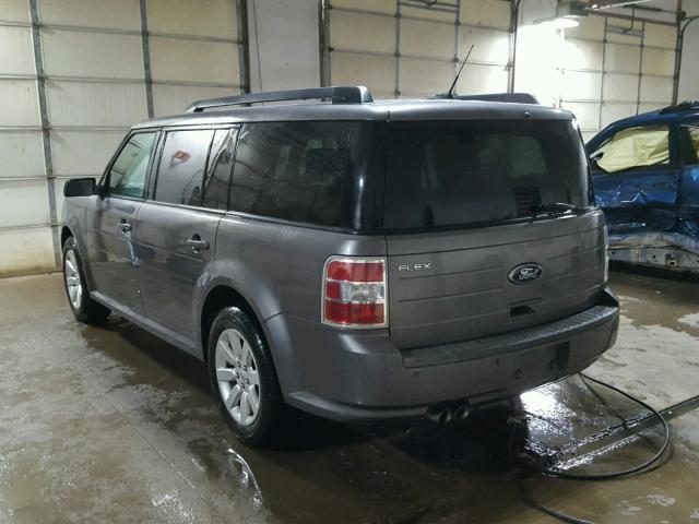 2FMDK51C69BA14140 - 2009 FORD FLEX SE GRAY photo 3