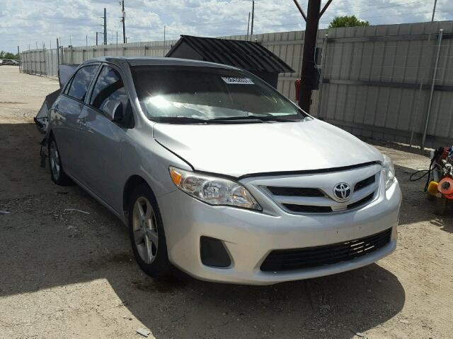 5YFBU4EE4DP191460 - 2013 TOYOTA COROLLA BA SILVER photo 1