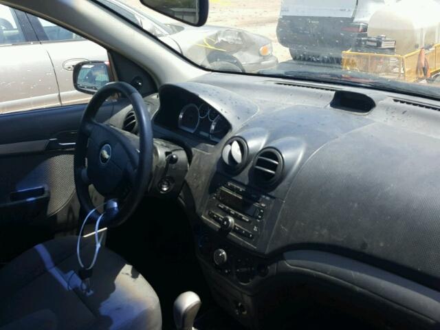 KL1TD56697B074033 - 2007 CHEVROLET AVEO BASE Қызыл фото 9