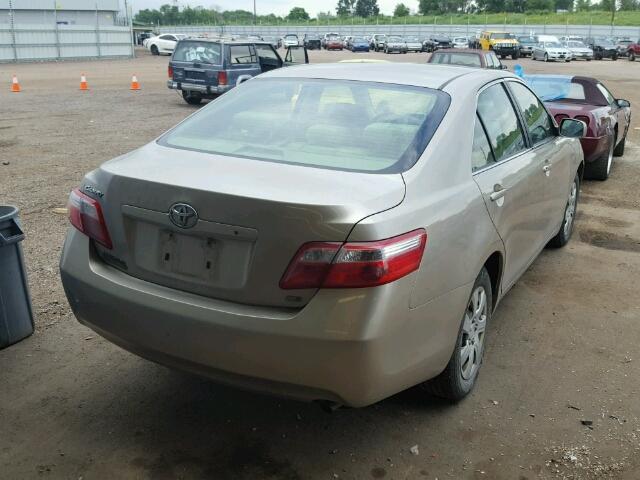 JTNBE46K873006644 - 2007 TOYOTA CAMRY NEW GOLD photo 4